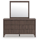 Pamytta Queen Panel Bed, Dresser, Mirror and Nightstand from Ashley - Luna Furniture