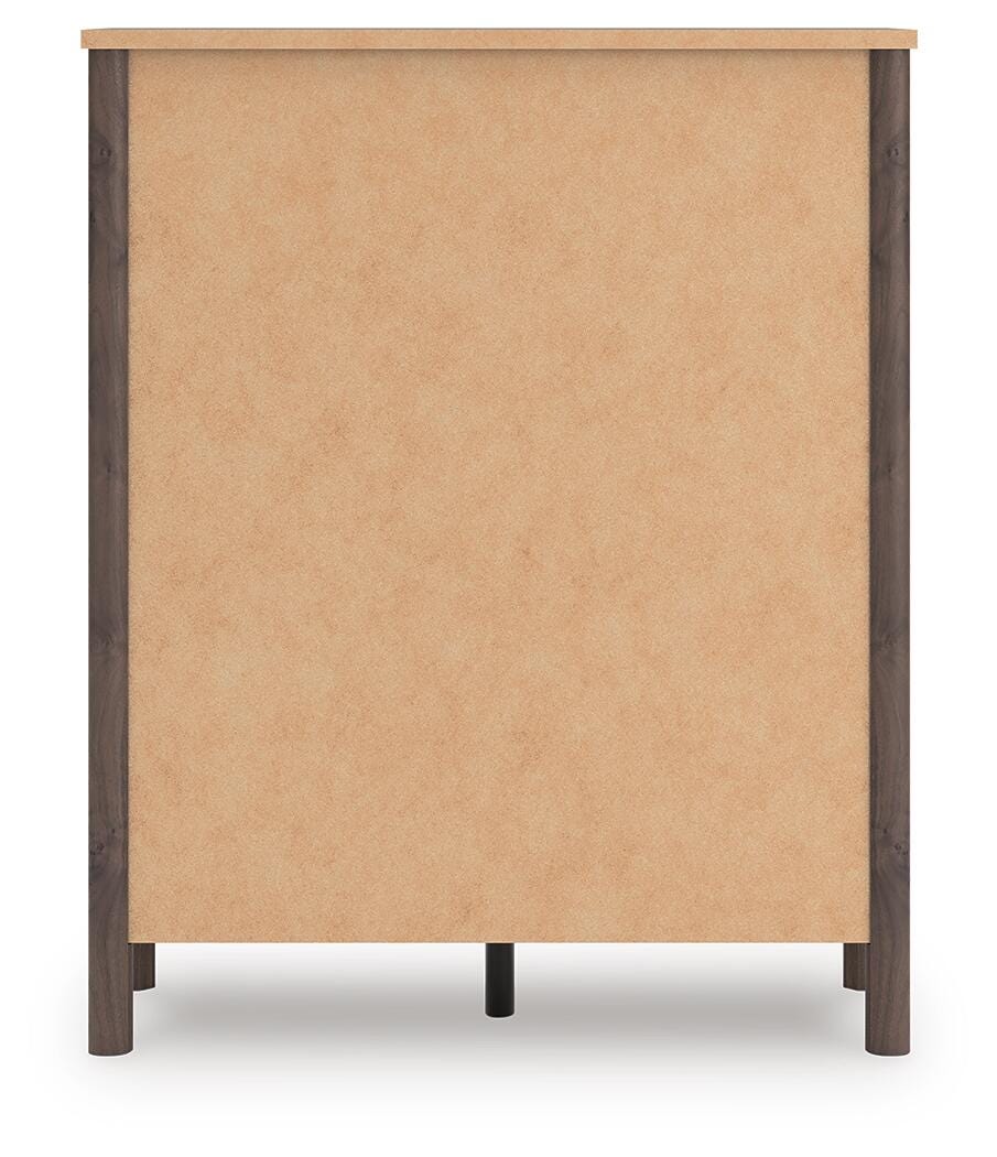 Pamytta Brown Twin Panel Bed with Mirrored Dresser, Chest and Nightstand from Ashley - Luna Furniture