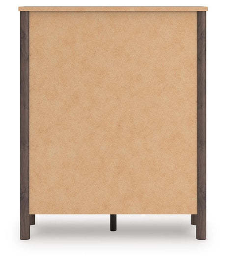 Pamytta Brown Twin Panel Bed with Mirrored Dresser, Chest and Nightstand from Ashley - Luna Furniture