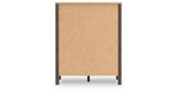 Pamytta Brown Wide Chest of Drawers from Ashley Furniture - Luna Furniture