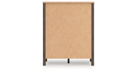 Pamytta Brown Wide Chest of Drawers from Ashley - Luna Furniture
