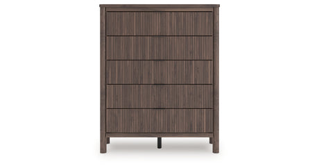 Pamytta Brown Wide Chest of Drawers from Ashley - Luna Furniture