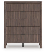 Pamytta Brown Twin Panel Bed with Mirrored Dresser, Chest and Nightstand from Ashley - Luna Furniture
