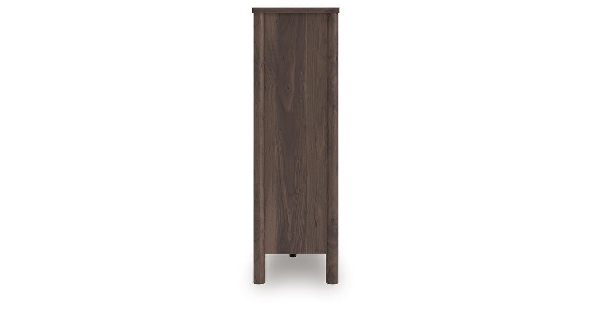 Pamytta Brown Wide Chest of Drawers from Ashley Furniture - Luna Furniture