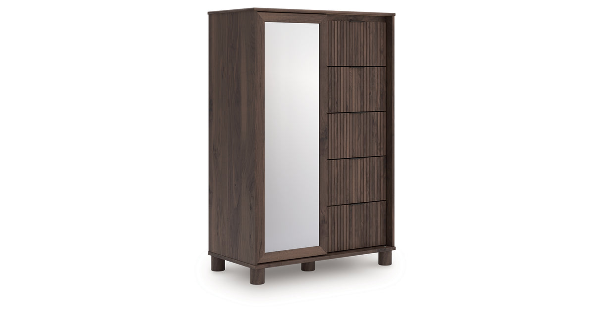 Pamytta Brown Dressing Chest from Ashley - Luna Furniture