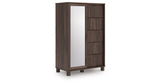 Pamytta Brown Dressing Chest from Ashley - Luna Furniture