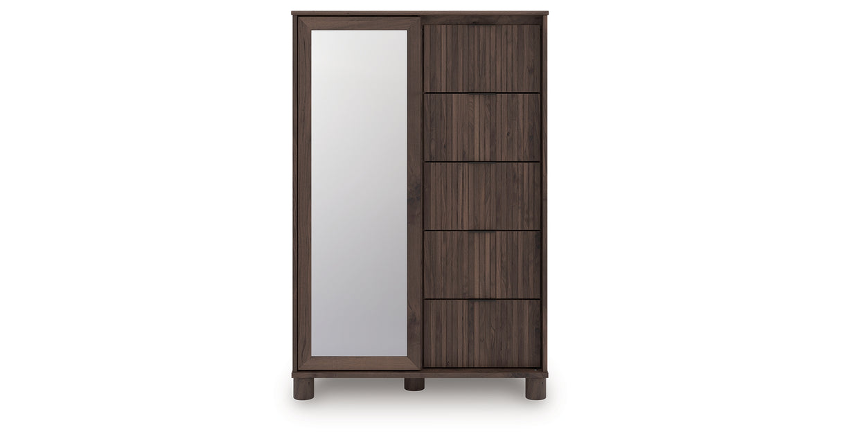 Pamytta Brown Dressing Chest from Ashley - Luna Furniture