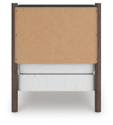 Pamytta Twin Upholstered Panel Bed, Dresser and Mirror from Ashley - Luna Furniture