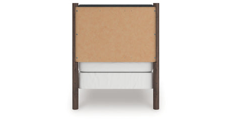 Pamytta Brown Twin Upholstered Panel Bed from Ashley - Luna Furniture