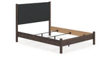 Pamytta Brown Queen Upholstered Panel Bed from Ashley - Luna Furniture