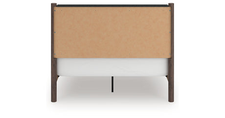 Pamytta Brown Queen Upholstered Panel Bed from Ashley - Luna Furniture