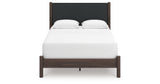 Pamytta Brown Queen Upholstered Panel Bed from Ashley - Luna Furniture