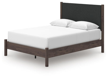 Pamytta Queen Panel Bed, Dresser, Mirror and Nightstand from Ashley - Luna Furniture
