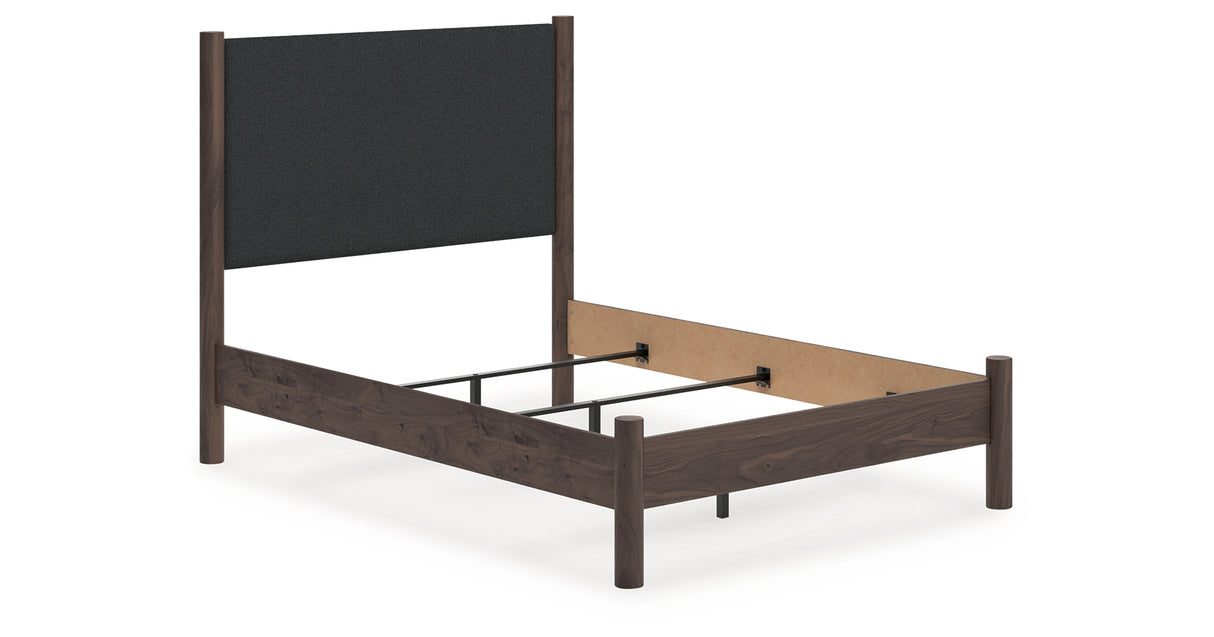 Pamytta Brown Full Upholstered Panel Bed from Ashley - Luna Furniture