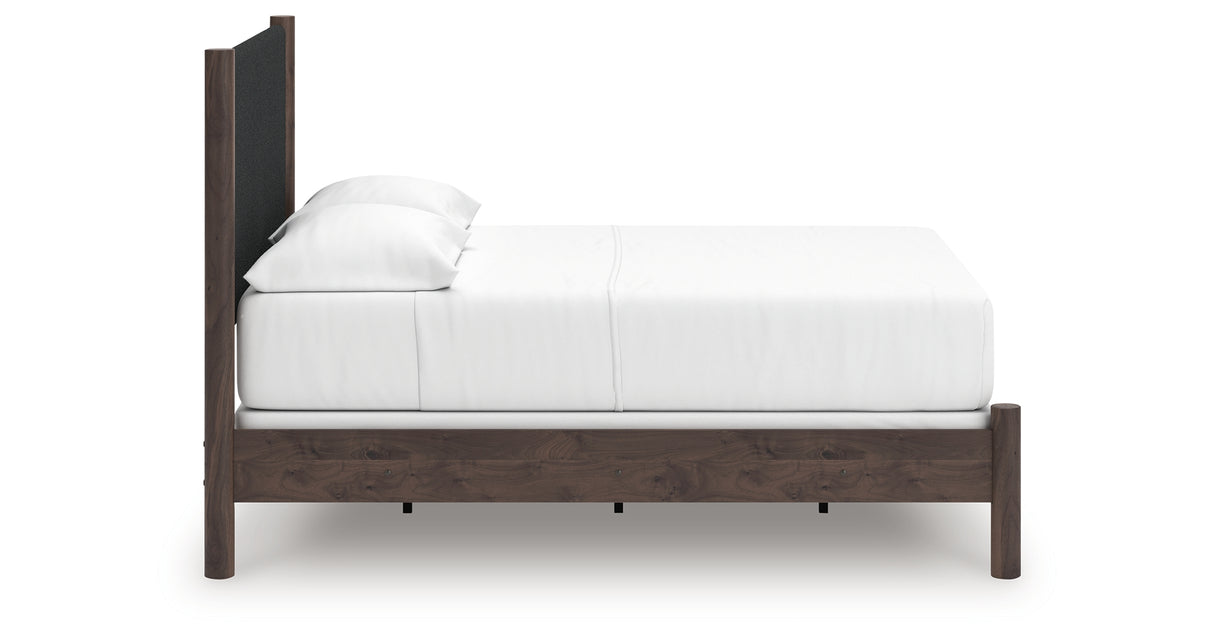 Pamytta Brown Full Upholstered Panel Bed from Ashley - Luna Furniture