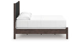 Pamytta Brown Full Upholstered Panel Bed from Ashley - Luna Furniture