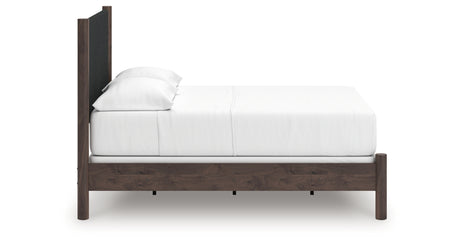 Pamytta Brown Full Upholstered Panel Bed from Ashley Furniture - Luna Furniture