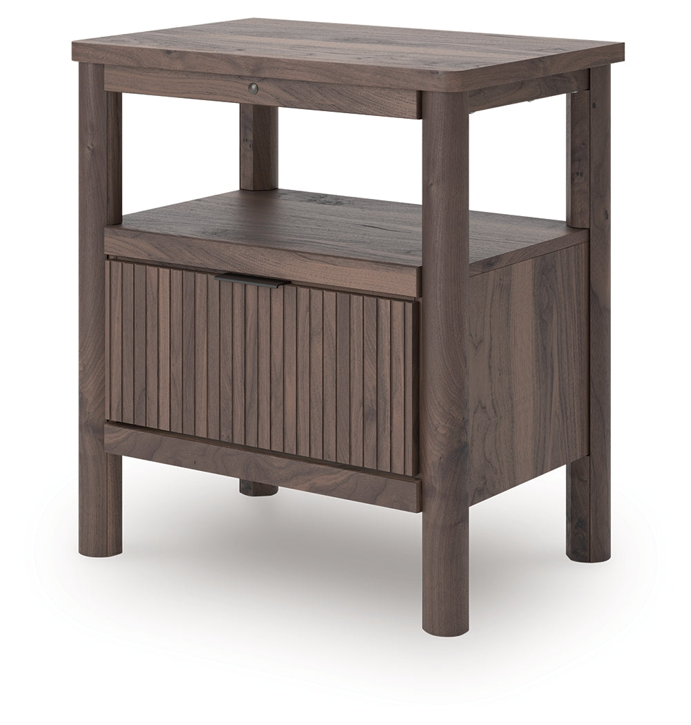 Pamytta Brown Nightstand from Ashley Furniture - Luna Furniture