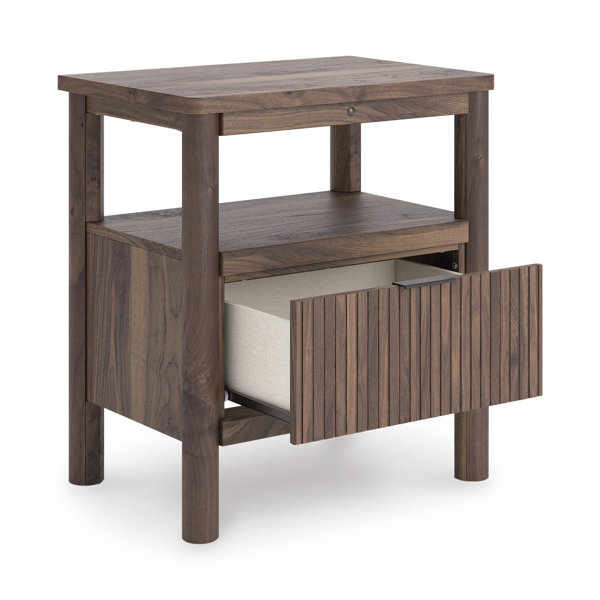 Pamytta Brown Upholstered Youth Panel Platform Bedroom Set from Ashley - Luna Furniture