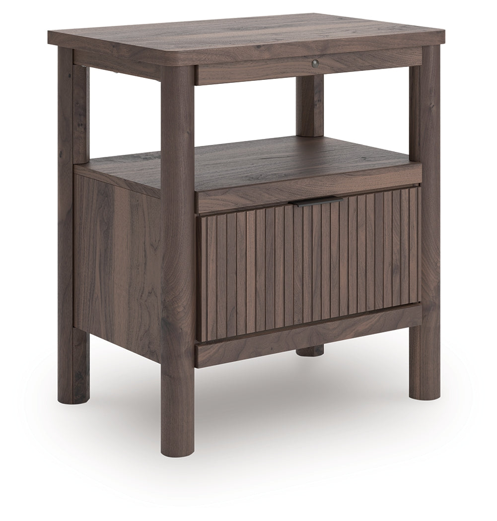 Pamytta Brown Nightstand from Ashley Furniture - Luna Furniture