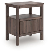 Pamytta Brown Nightstand from Ashley Furniture - Luna Furniture