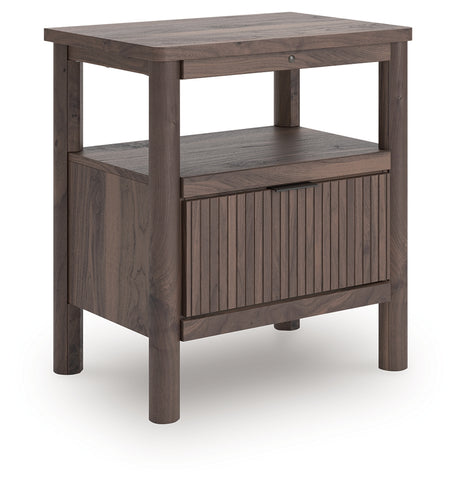 Pamytta Brown Nightstand from Ashley - Luna Furniture