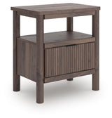 Pamytta Queen Panel Bed, Dresser, Mirror and Nightstand from Ashley - Luna Furniture
