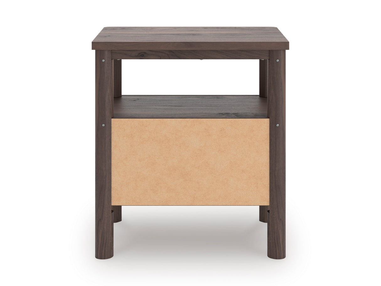 Pamytta Brown Upholstered Youth Panel Platform Bedroom Set from Ashley - Luna Furniture