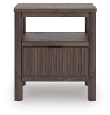 Pamytta Queen Panel Bed, Dresser, Mirror and Nightstand from Ashley - Luna Furniture