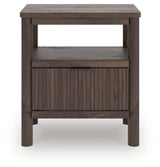 Pamytta Brown Nightstand from Ashley Furniture - Luna Furniture