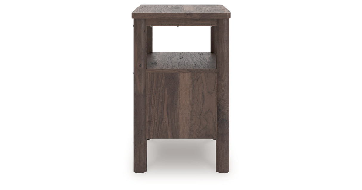 Pamytta Brown Nightstand from Ashley Furniture - Luna Furniture