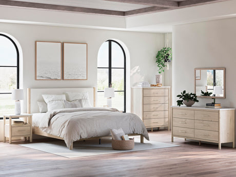 Cadmori Two-tone Dresser and Mirror from Ashley - Luna Furniture