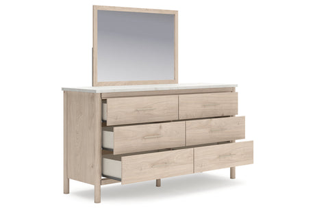 Cadmori Two-tone Dresser and Mirror from Ashley - Luna Furniture