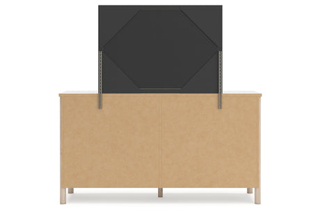 Cadmori Two-tone Dresser and Mirror from Ashley - Luna Furniture