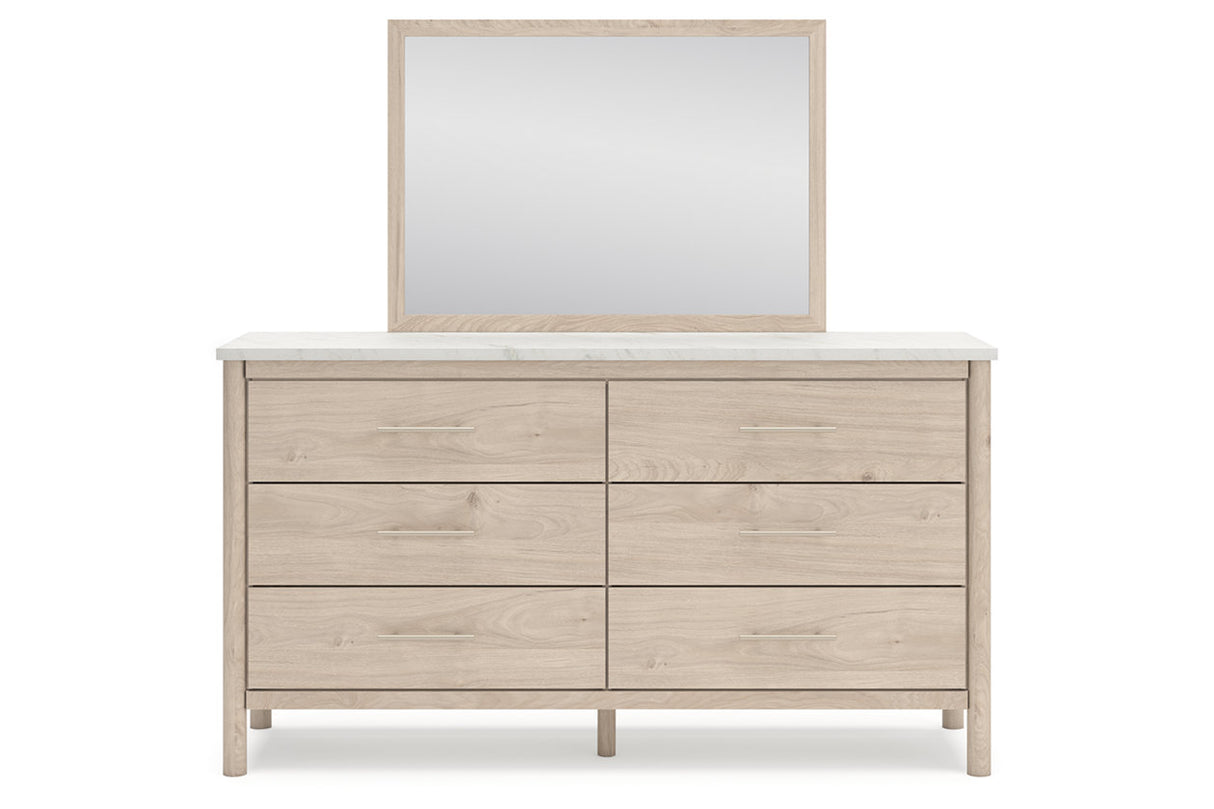 Cadmori Two-tone Dresser and Mirror from Ashley - Luna Furniture