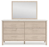 Cadmori Two-tone Dresser and Mirror from Ashley - Luna Furniture