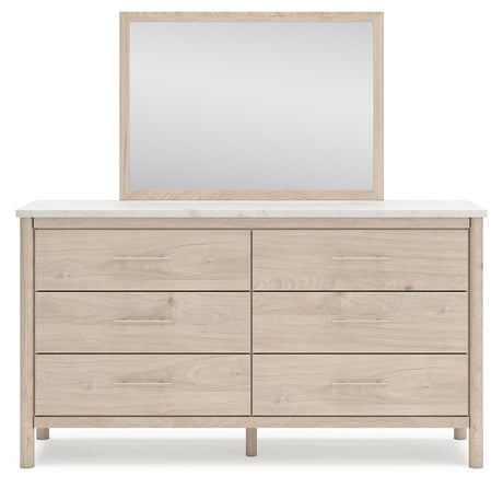 Cadmori Two-tone Dresser and Mirror from Ashley - Luna Furniture
