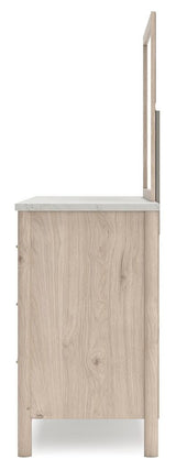 Cadmori Two-tone Dresser and Mirror from Ashley - Luna Furniture