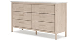 Cadmori Queen Upholstered Panel Bed with Dresser in Two-tone from Ashley - Luna Furniture