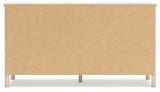 Cadmori Tan/Beige Upholstered Platform Bedroom Set from Ashley - Luna Furniture