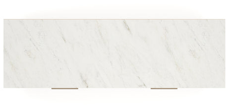 Cadmori Two-tone King Upholstered Panel Bed, Dresser and Nightstand from Ashley - Luna Furniture