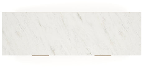 Cadmori Queen Upholstered Panel Bed with Dresser in Two-tone from Ashley - Luna Furniture