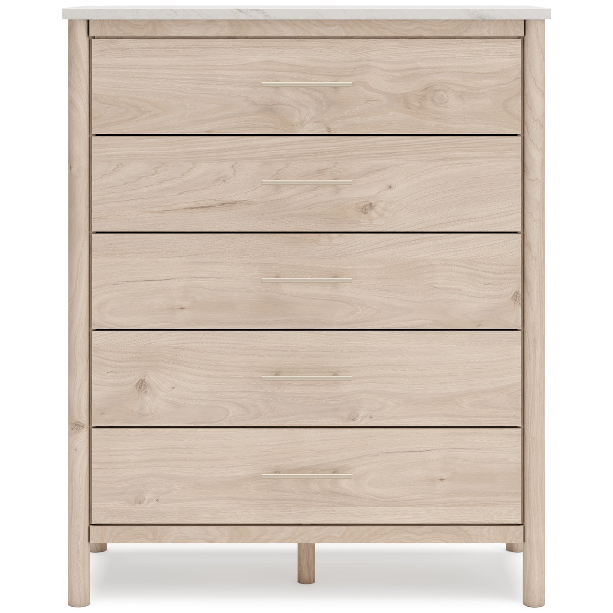 Cadmori Tan/Beige Upholstered Platform Bedroom Set from Ashley - Luna Furniture