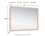 Cadmori Tan Bedroom Mirror (Mirror Only) from Ashley - Luna Furniture