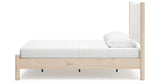 Cadmori Queen Upholstered Panel Bed with Dresser in Two-tone from Ashley - Luna Furniture