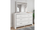 Altyra White Dresser and Mirror from Ashley - Luna Furniture