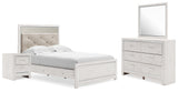 Altyra White Upholstered LED Youth Panel Bedroom Set from Ashley - Luna Furniture