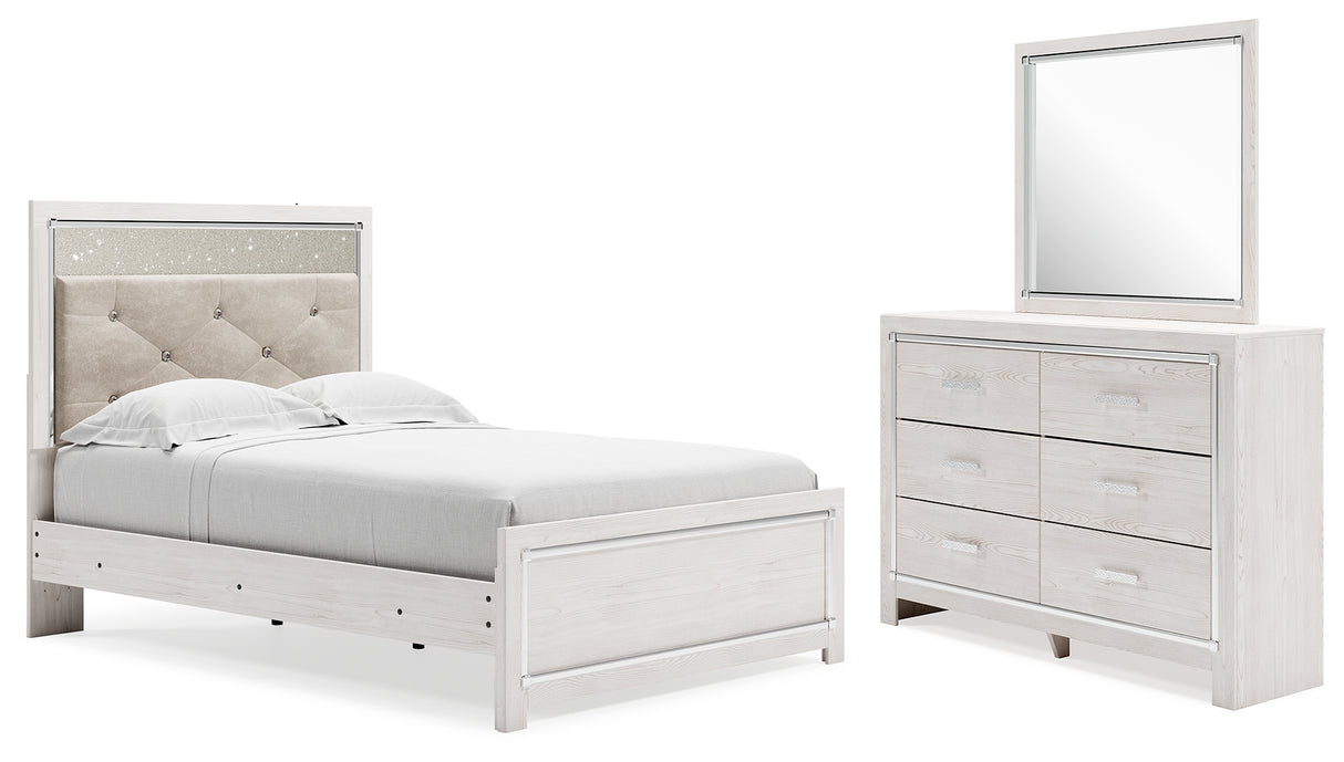 Altyra White Upholstered LED Youth Panel Bedroom Set from Ashley - Luna Furniture