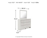 Altyra White Upholstered LED Youth Panel Bedroom Set from Ashley - Luna Furniture