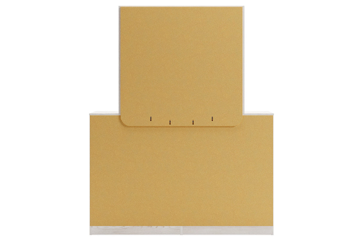 Altyra White Dresser and Mirror from Ashley - Luna Furniture